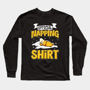 Banana - Official Napping Long Sleeve T-Shirt